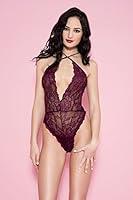 Algopix Similar Product 16 - Lace Body with Open Back - Purple