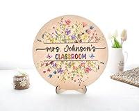 Algopix Similar Product 20 - Personalized Teacher Name Sign Back to