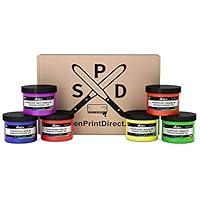 Algopix Similar Product 9 - Ecotex Ink Color KIT  Fluorescent Ink