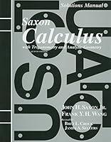 Algopix Similar Product 20 - Solutions Manual to accompany Saxon