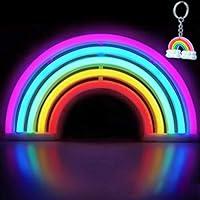 Algopix Similar Product 6 - XIYUNTE Rainbow Neon Sign Rainbow Neon