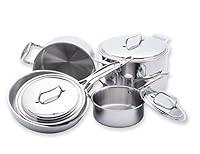 Algopix Similar Product 9 - USA Pan 5Ply Stainless Steel 8 Piece