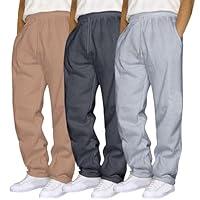 Algopix Similar Product 18 - Mens 3 Pack Fleece Sweatpants Athletic