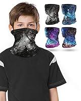 Algopix Similar Product 13 - 4 PCS Kids Face Mask Neck Gaiters