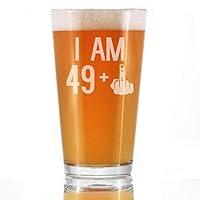 Algopix Similar Product 13 - 49  1 Middle Finger  16 oz Pint Glass