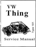 Algopix Similar Product 4 - VW Thing Service Manual Type 181