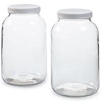 Algopix Similar Product 14 - 1790 Large Glass Jars with Lid  Wide