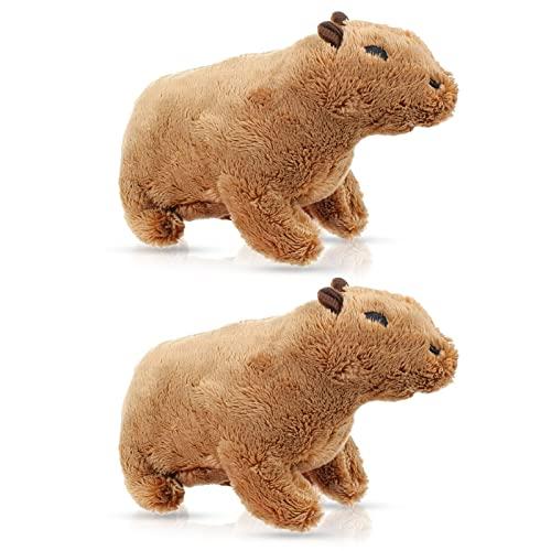 Capybara Rodent Plush Toy Cute Cartoon Animal Doll Soft Stuffed Toys  Ornament