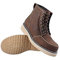 Algopix Similar Product 11 - Mens Motorcycle Leather Boots  Speed