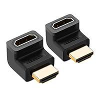 Algopix Similar Product 16 - UGREEN 2 Pack HDMI Adapter Right Angle