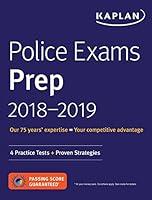 Algopix Similar Product 2 - Police Exams Prep 20182019 4 Practice