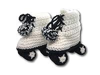 Algopix Similar Product 16 - Tuxedo Roller Skate Baby Booties