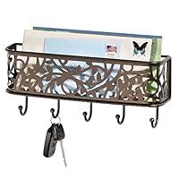Algopix Similar Product 5 - mDesign Mail Letter Holder Key Rack