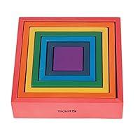 Algopix Similar Product 16 - TickiT  73416 Wooden Rainbow Architect