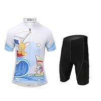 Algopix Similar Product 8 - FREE FISHER Unisex Kids Cycling Jersey