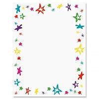 Algopix Similar Product 18 - Handdrawn Stars Letter Papers25 Sheets