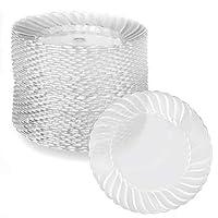 Algopix Similar Product 13 - Ilyapa 100 Premium Clear Plastic Plates