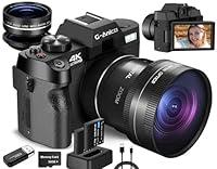 Algopix Similar Product 17 - GAnica 4K Digital Cameras for