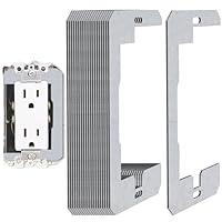 Algopix Similar Product 14 - DECOHS 20 Pcs Wall Plate Spacer Metal