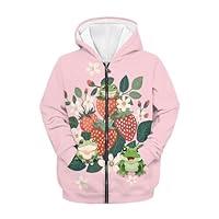 Algopix Similar Product 6 - Jekioweii Boys Girls Zip Up Frog