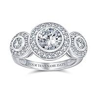 Algopix Similar Product 4 - Personalized Art Deco Style Sterling