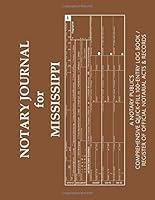 Algopix Similar Product 14 - NOTARY JOURNAL FOR MISSISSIPPI A