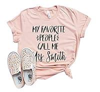 Algopix Similar Product 11 - My Favorite People Call Me Mrs Shirt