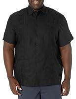 Algopix Similar Product 11 - Cubavera Mens FourPocket Mini Pintuck