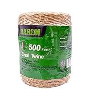 Algopix Similar Product 10 - BARON MFG Twine SISAL 500FT 60106