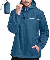 Algopix Similar Product 1 - SWISSWELL Rain Jacket Men Waterproof