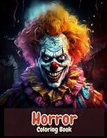 Algopix Similar Product 4 - Horror Coloring Book Famous Scary