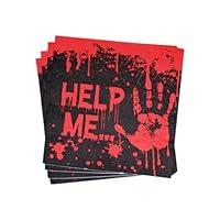 Algopix Similar Product 14 - Bloody Handprint Napkins Scary