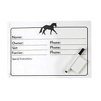 Algopix Similar Product 7 - Centaur Horse Info Stall Plaque w Dry