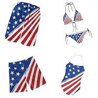 Algopix Similar Product 12 - POLERO 4th of July Swimsuits for Family