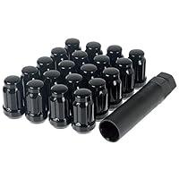 Algopix Similar Product 5 - Black Spline Drive Lug Nuts 12x15 24pc