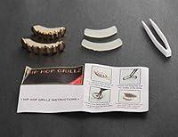 Algopix Similar Product 13 - FINREZIO Gold Plated Grillz Hip Hop