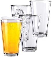 Algopix Similar Product 7 - Kitchen Lux Pint Beer Glasses Set of 4