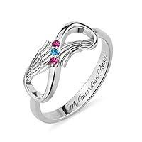 Algopix Similar Product 1 - Personalized Mother Rings with 3