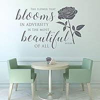 Algopix Similar Product 7 - Mulan Quote Wall Decals Flower Blooms