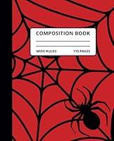 Algopix Similar Product 9 - Spider Composition Notebook Wide Ruled