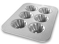 Algopix Similar Product 11 - USA Pan Bakeware Swirl Cupcake Pan 6
