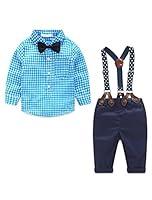 Algopix Similar Product 15 - Baby Boys Gentleman Long Sleeves Plaid
