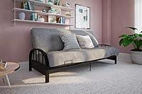 Algopix Similar Product 15 - DHP Aiden Metal Futon Frame, Black