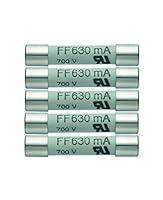 Algopix Similar Product 12 - Testo 0590 0007 Spare Fuses 630 mA 