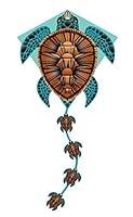 Algopix Similar Product 13 - XKites DLX Diamond Turtle Kite with