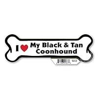 Algopix Similar Product 3 - I Heart Love My Black Tan Coonhound
