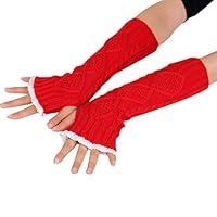 Algopix Similar Product 10 - Womens Cable Knit Arm Warmers