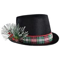 Algopix Similar Product 6 - Festive Snowman Top Hat with Holly 