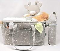 Algopix Similar Product 13 - Stars Canvas Changing Table Organizer
