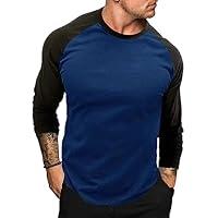 Algopix Similar Product 2 - Mens Raglan Long Sleeve T Shirt Vintage